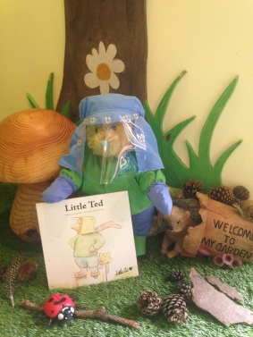 Official Little Ted complete with his own UV protective clothing (mock up - subject to design `finishing`). 